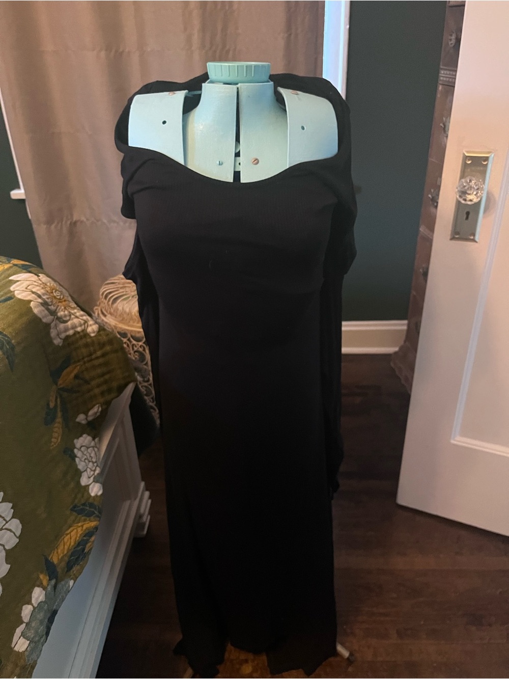 Black Killstar Womens Knit Maxi Dress